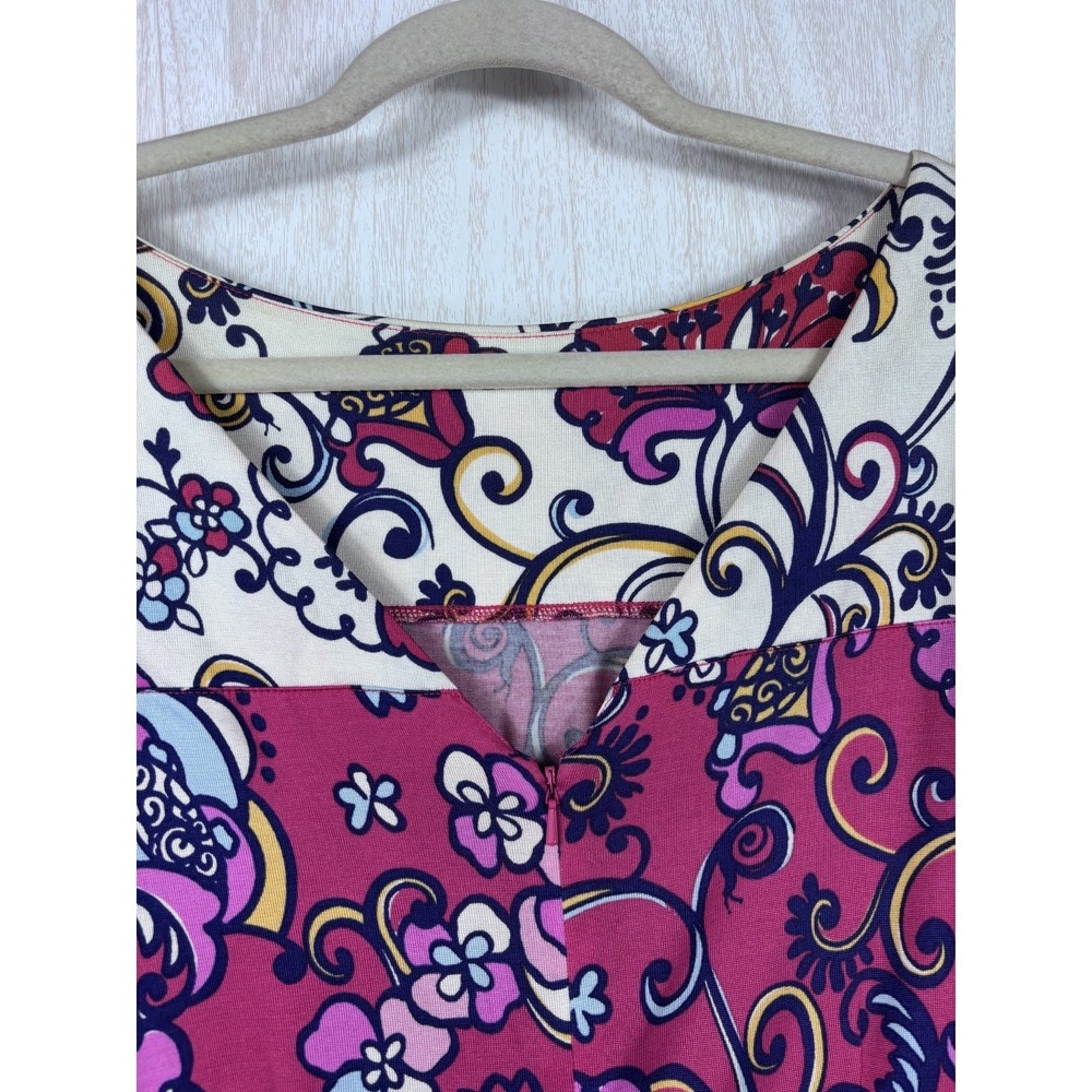 Lilly Pulitzer Silk Dress Pink Floral Shift Preppy Resort Vacation Chic S - Picture 6 of 8